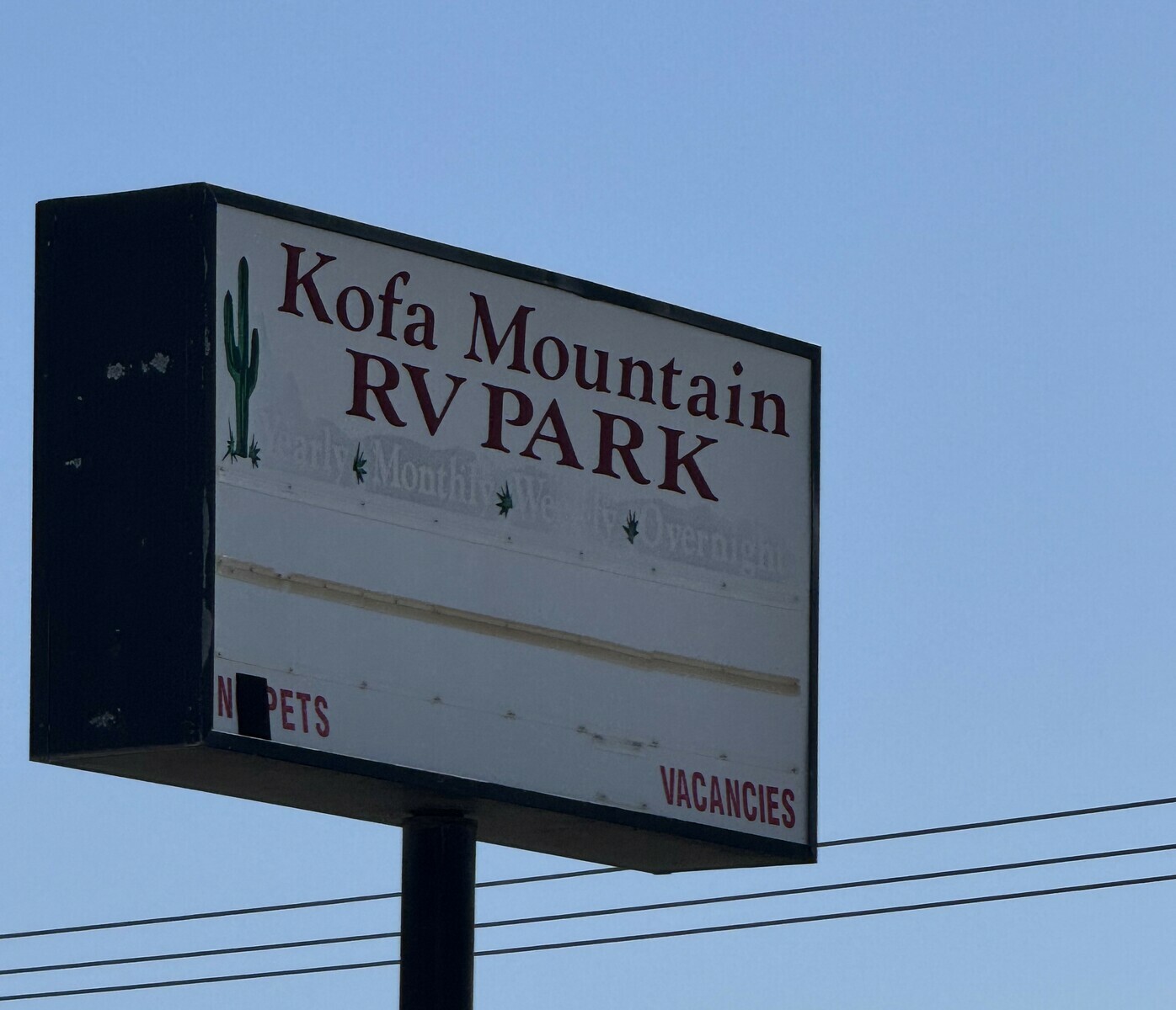 Kofa Mountain RV Park Logo