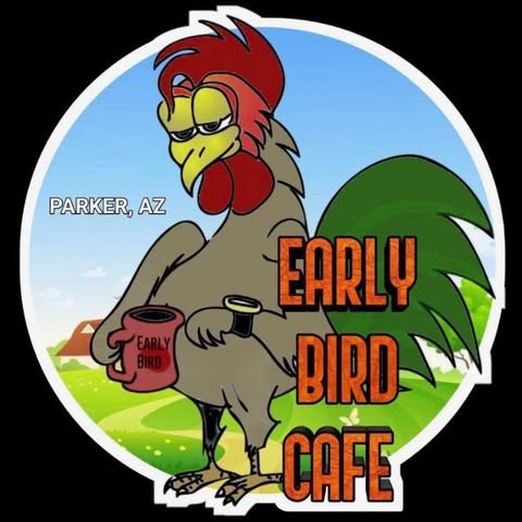 The Early Bird Coffee Shop Logo